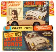 CORGI TOYS JAMES BOND DIECAST MODEL 261 ASTON MARTIN DB5