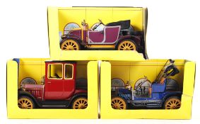 VINTAGE SCHUCO TINPLATE CLOCKWORK LARGE SCALE MODEL CARS