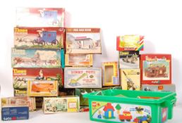 VINTAGE ORIGINAL BRITAINS , DINKY , TIMPO AND CORGI EMPTY BOXES