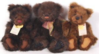 CHARLIE BEARS EXCLUSIVE & LIMITED EDITION TEDDY BEARS