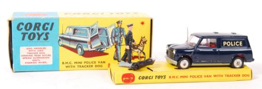 VINTAGE CORGI TOYS BOXED DIECAST MODEL POLICE VAN & FIGURES