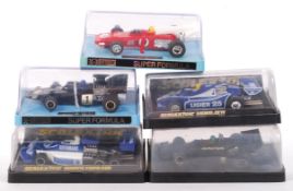 ASSORTED BOXED SCALEXTRIC VINTAGE SLOT RACING CARS