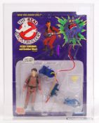 VINTAGE KENNER THE REAL GHOSTBUSTERS CARDED GRADED ACTION FIGURE
