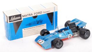 RARE VINTAGE SCHUCO ' MATRA FORD FORMEL 1 ' CLOCKWORK CAR
