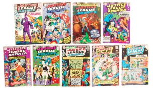 VINTAGE ' JUSTICE LEAGUE OF AMERICA ' DC COMICS 1960'S COMIC BOOKS