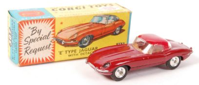 VINTAGE CORGI TOYS DIECAST MODEL 307 E TYPE JAGUAR