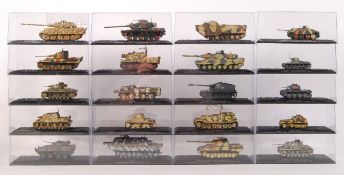 ASSORTED DEL PRADO 1:72 SCALE DIECAST MODEL MILITARY VEHICLES