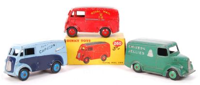 COLLECTION VINTAGE DINKY TOYS DIECAST MODEL ADVERTISING VANS