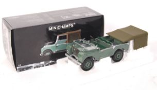 SUPERB MINICHAMPS 1:18 SCALE DIECAST MODEL 1948 LAND ROVER