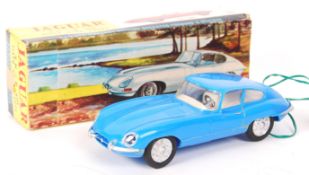 VINTAGE PLASTIC HONG KONG MADE BATTERY OPERATED JAGUAR MODEL