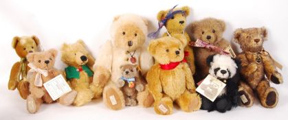 ASSORTED ARTIST / COLLECTOR'S TEDDY BEARS - DEAN'S, STEIFF