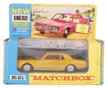 VINTAGE MATCHBOX KING SIZE K-21 MERCURY COUGAR