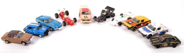 ASSORTED VINTAGE SCALEXTRIC SLOT RACING CARS