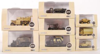 ASSORTED OXFORD MILITARY SCALE DIECAST MODEL VEHICLES