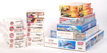 ASSORTED MILITARY PLASTIC MODEL KITS