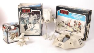 COLLECTION OF VINTAGE BOXED STAR WARS PLAYSETS / VEHICLES