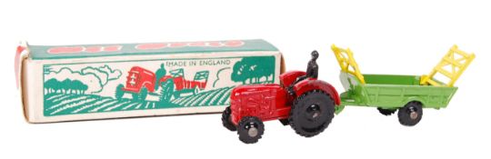 RARE VINTAGE WEE WORLD DIECAST MODEL TRACTOR & TRAILER SET