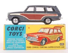 VINTAGE CORGI TOYS DIECAST MODEL 491 FORD CONSUL CORTINA