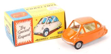VINTAGE CORGI TOYS BOXED DIECAST MODEL 233 HEINKEL CAR