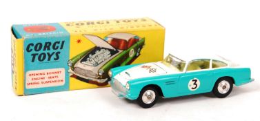 VINTAGE CORGI TOYS DIECAST MODEL 309 ASTON MARTIN COMPETITION MODEL