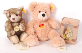 TEDDY BEAR COLLECTION: STEIFF REISSUE TEDDY BEARS