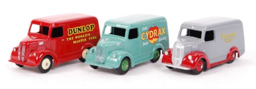 WONDERFUL RESTORED VINTAGE DINKY TOYS TROJAN ADVERTISING VANS