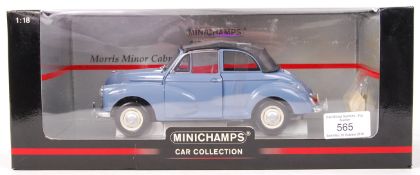 SUPERB MINICHAMPS 1:18 SCALE MORRIS MINOR DIECAST MODEL