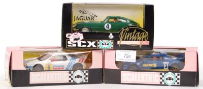 VINTAGE BOXED SCALEXTRIC SLOT RACING CARS