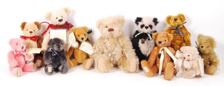 DEAN'S RAG BOOK COMPANY COLLECTOR'S CLUB TEDDY BEARS