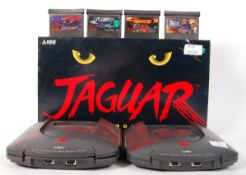 ASSORTED ATARI JAGUAR GAMES CONSOLES AND GAMES