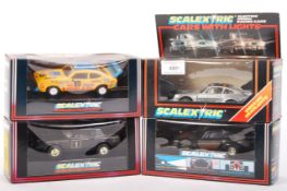 COLLECTION OF VINTAGE BOXED SCALEXTRIC SLOT RACING CARS
