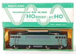 RARE FRENCH HORNBY ACHO 00 GAUGE RAILWAY TRAINSET LOCOMOTIVE
