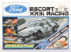 SCALEXTRIC ' FORD ESCORT XR3i RACING ' SLOT CAR RACING SET