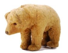 ANTIQUE ' BEAR ON WHEELS ' TEDDY BEAR - STEIFF / PEDIGREE