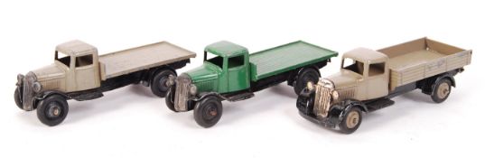 EARLY DINKY TOYS DIECAST MODEL 25 SERIES TRUCKS / LORRIES
