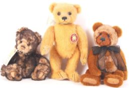 COLLECTION OF CHARLEY BEARS EXCLUSIVE TEDDY BEARS
