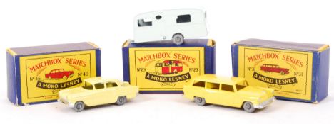 VINTAGE MATCHBOX MOKO LESNEY BOXED DIECAST MODEL CARS