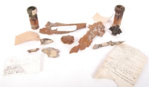 BARNES WALLIS FAMILY COLLECTION - BOMB FRAGMENTS