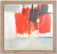 ABSTRACT OIL ON BOARD PAINTING BY SCOTTISH PAINTER