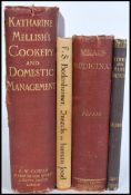 A selection of antique food related books to inclu