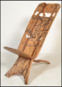 An early 20th century African Kenyan hardwood birt