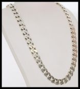 A contemporary hallmarked 925 sterling silver larg