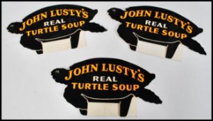 A trio of rare vintage 20th century point of sale