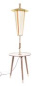 RETRO KITSCH SIDE TABLE LAMP WITH CONICAL MATERIAL