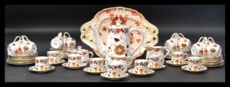 ROYAL CROWN DERBY IMARI PATTERN TEA AND COFFEE PORCELAIN SERVICE