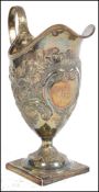 GEORGE III LATE 18TH CENTURY SILVER TROPHY EWER - POSS JOHN CRAMER