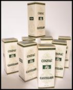 8 BOTTLES OF VINTAGE 20TH CENTURY FRENCH COGNAC CASTILLON VSOP