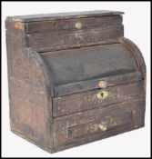 18TH CENTURY FRENCH PRISONER OF WAR STRAW WORK BUREAU