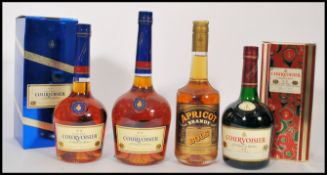 COLLECTION OF BRANDY TO INCLUDE BOXED VS COGNAC COURVOISIER