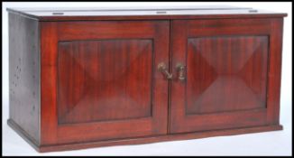 EDWARDIAN MAHOGANY HOLY COMMUNION PRIESTS / VICARS CABINET